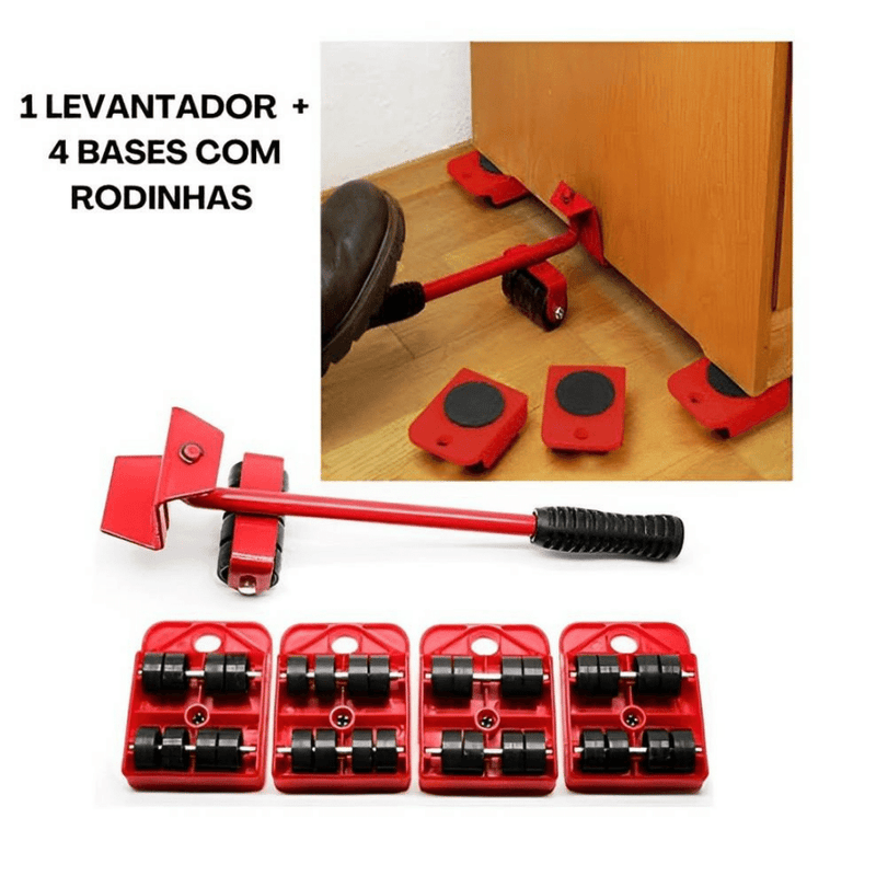 Movedor e Levantador para Móveis Kit 5Pçs