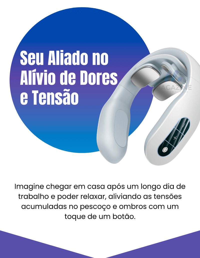 Massageador Inteligente - Alívio das Dores e Tensões