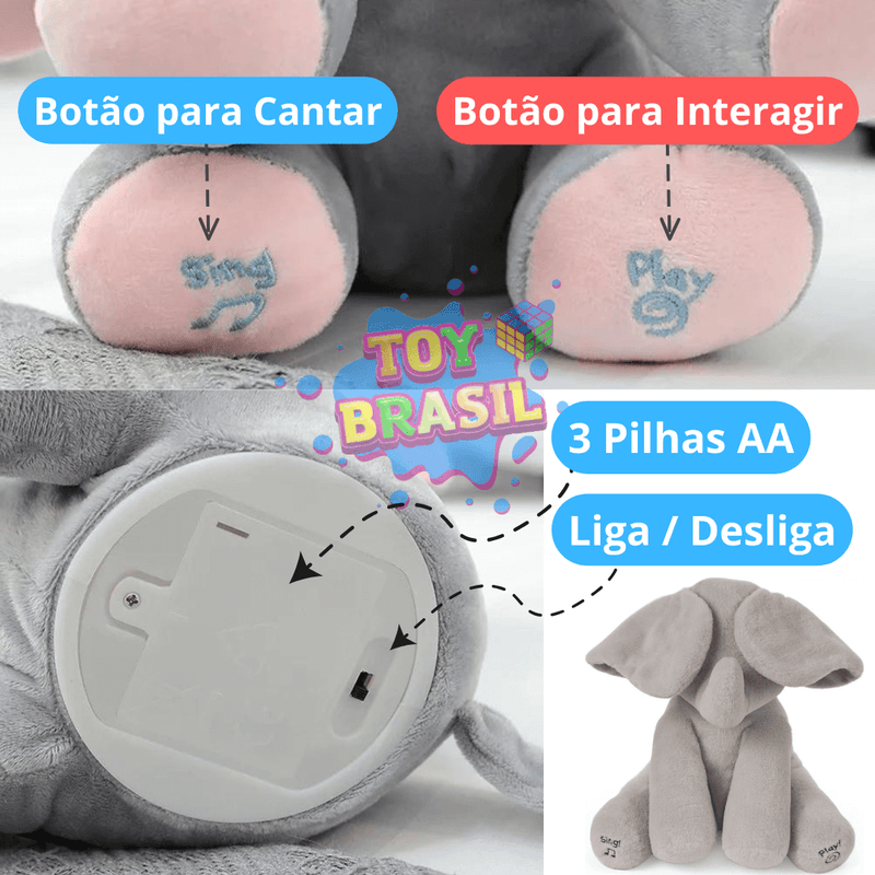 EM PROMOÇÃO - Dumbo o Elefantinho Interativo